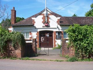 Photograph of the entrance of the Village Hall, Combeinteignhead